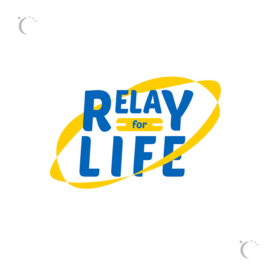 Relay For Life: Baton and ribbon alternate logo
